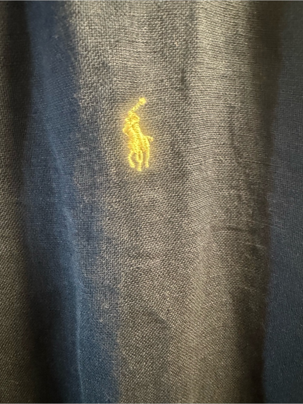 Polo by Ralph Lauren Navy Dress with Yellow Logo